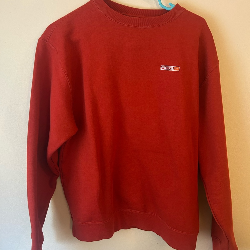 Nike ACG Red Crewneck Sweater